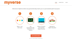 Desktop Screenshot of myverse.com